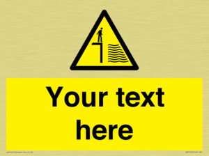 Custom Deep Water Sign